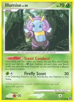 Illumise 71/106 Great Encounters Pokémon card