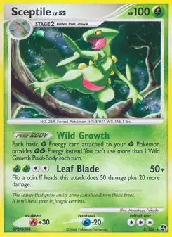 Sceptile 8/106 Great Encounters Pokémon card
