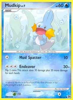 Mudkip 80/106 Great Encounters Pokémon card