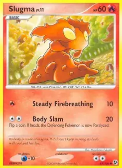 Slugma 83/106 Great Encounters Pokémon card