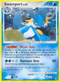 Swampert 9/106 Great Encounters Pokémon card