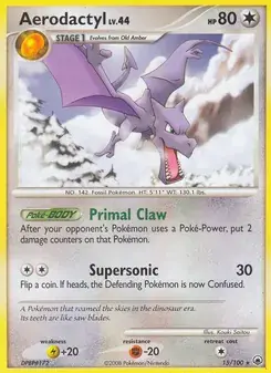 Aerodactyl 15/100 Majestic Dawn Pokémon card