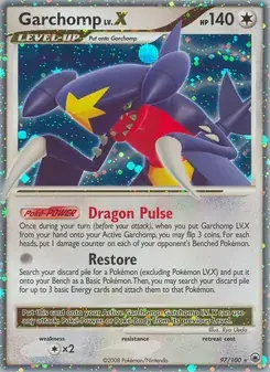 Garchomp 97/100 Majestic Dawn Pokémon card