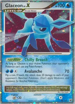 Glaceon 98/100 Majestic Dawn Pokémon card