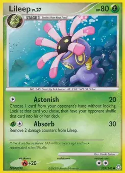 Lileep 105/146 Legends Awakened Pokémon card