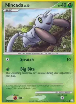 Nincada 108/146 Legends Awakened Pokémon card