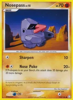 Nosepass 109/146 Legends Awakened Pokémon card