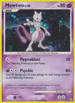 Mewtwo 11/146 Legends Awakened Pokémon card