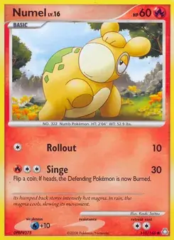 Numel 110/146 Legends Awakened Pokémon card