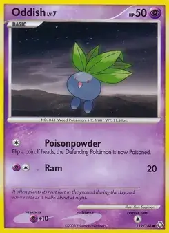 Oddish 112/146 Legends Awakened Pokémon card