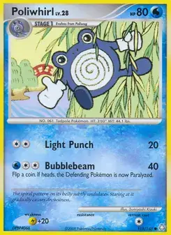 Poliwhirl 115/146 Legends Awakened Pokémon card