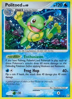 Politoed 12/146 Legends Awakened Pokémon card