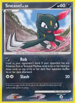 Sneasel 120/146 Legends Awakened Pokémon card