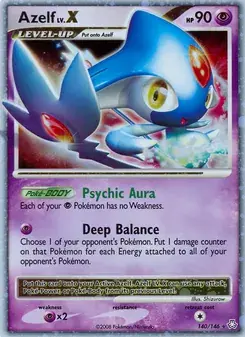 Azelf 140/146 Legends Awakened Pokémon card
