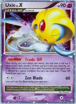 Uxie 146/146 Legends Awakened Pokémon card