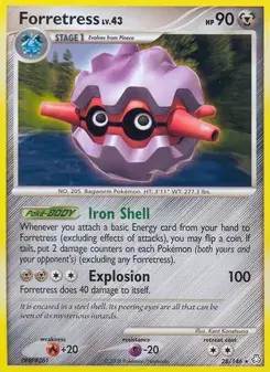 Forretress 28/146 Legends Awakened Pokémon card