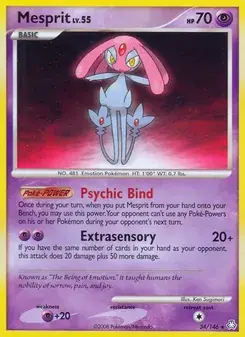 Mesprit 34/146 Legends Awakened Pokémon card