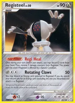 Registeel 39/146 Legends Awakened Pokémon card