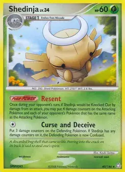 Shedinja 40/146 Legends Awakened Pokémon card