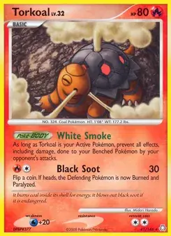 Torkoal 41/146 Legends Awakened Pokémon card