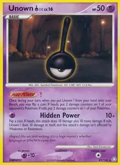 Unown ! 42/146 Legends Awakened Pokémon card