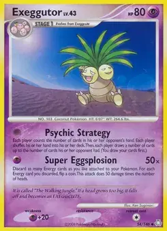 Exeggutor 54/146 Legends Awakened Pokémon card