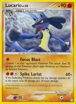 Lucario 61/146 Legends Awakened Pokémon card