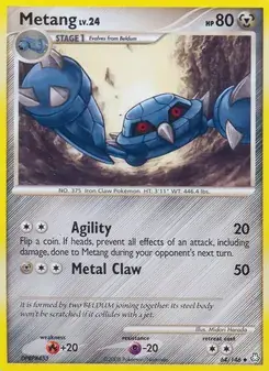 Metang 64/146 Legends Awakened Pokémon card