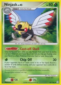 Ninjask 67/146 Legends Awakened Pokémon card