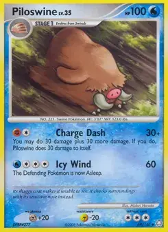 Piloswine 69/146 Legends Awakened Pokémon card