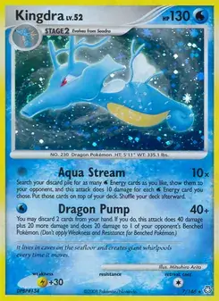 Kingdra 7/146 Legends Awakened Pokémon card