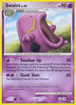 Swalot 72/146 Legends Awakened Pokémon card