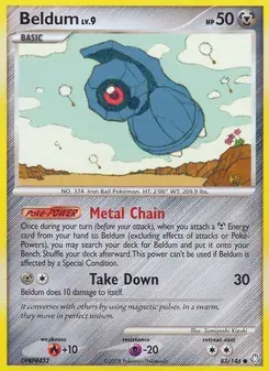 Beldum 83/146 Legends Awakened Pokémon card