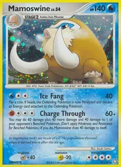 Mamoswine 9/146 Legends Awakened Pokémon card
