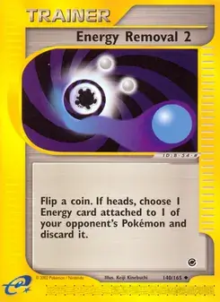 Energy Removal 2 140/165 Expedition Base Set Pokémon card