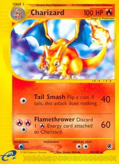 Charizard 39/165 Expedition Base Set Pokémon card