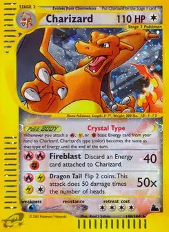 Charizard 146/144 Skyridge Pokémon card