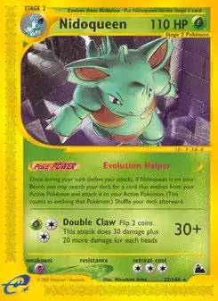 Nidoqueen 22/144 Skyridge Pokémon card