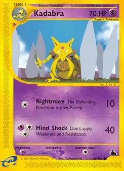 Kadabra 69/144 Skyridge Pokémon card