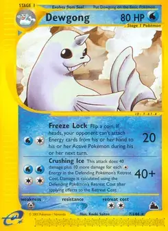 Dewgong 7/144 Skyridge Pokémon card