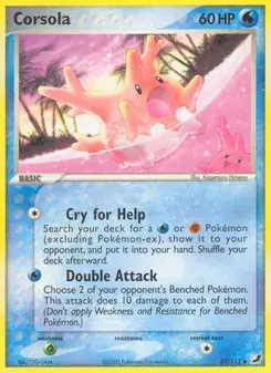 Corsola 37/115 Unseen Forces Pokémon card