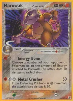 Marowak δ 10/113 Delta Species Pokémon card