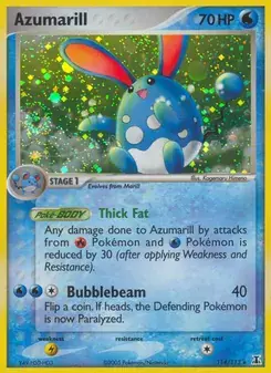 Azumarill 114/113 Delta Species Pokémon card