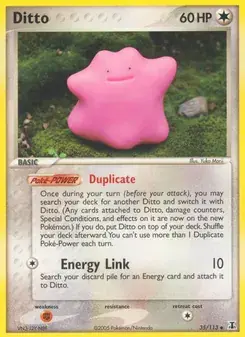 Ditto 35/113 Delta Species Pokémon card