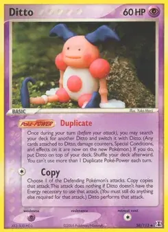 Ditto 38/113 Delta Species Pokémon card