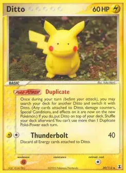 Ditto 39/113 Delta Species Pokémon card
