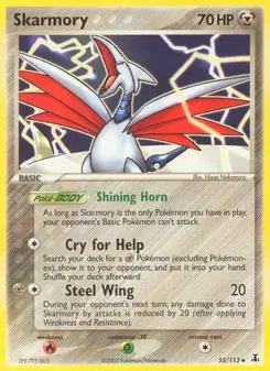 Skarmory 55/113 Delta Species Pokémon card