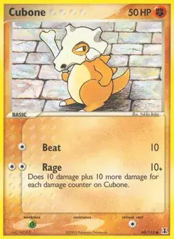 Cubone 60/113 Delta Species Pokémon card
