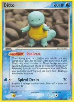 Ditto 64/113 Delta Species Pokémon card