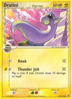 Dratini δ 65/113 Delta Species Pokémon card